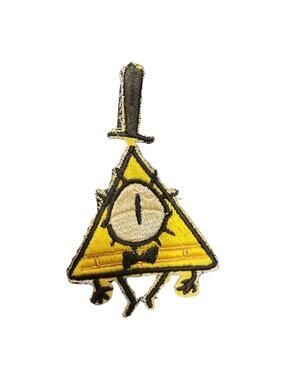 Gravity Falls Bill Cipher Iron-On Patch | Dream Demon Fandom Embroidery for Myst